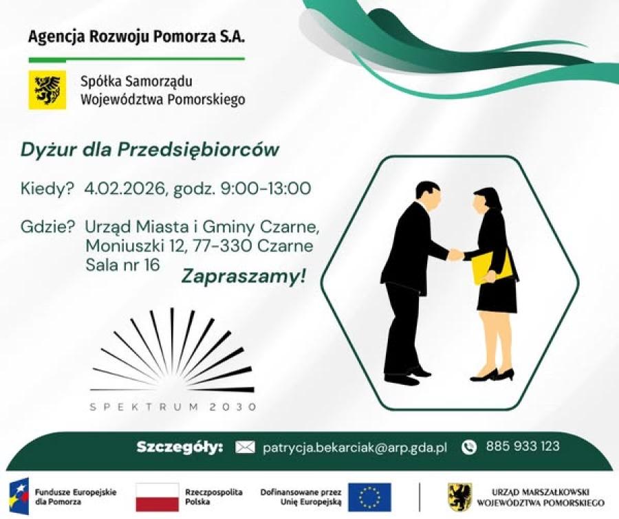 Dyżur dla Przedsiębiorców z powiatu Człuchowskiego