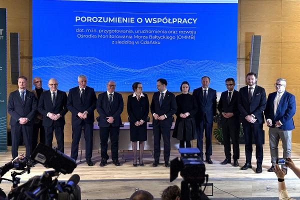 W Gdańsku podpisano porozumienie ws. rozwoju technologii kosmicznych na rzecz monitorowania Bałtyku